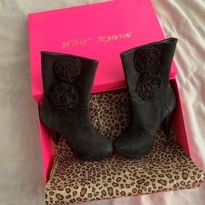 Betsey Johnson Suede Boots